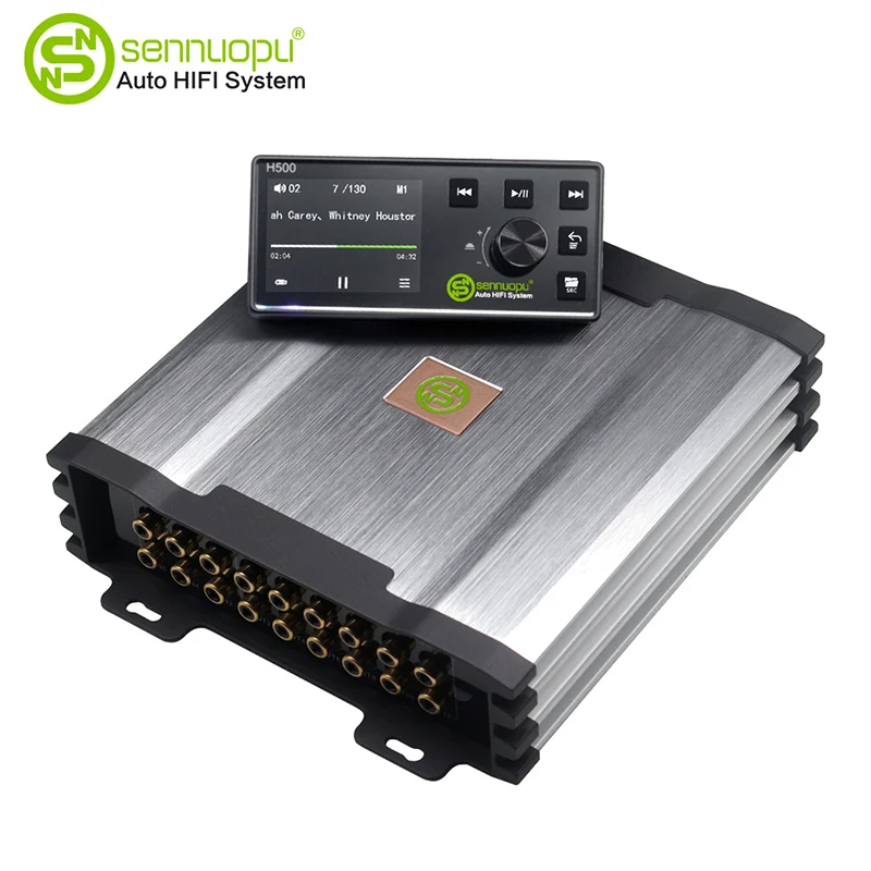 AMPI 8 ช่องสัญญาณแอมพลิฟายเออร์ 12 CH DSP Audio Processor