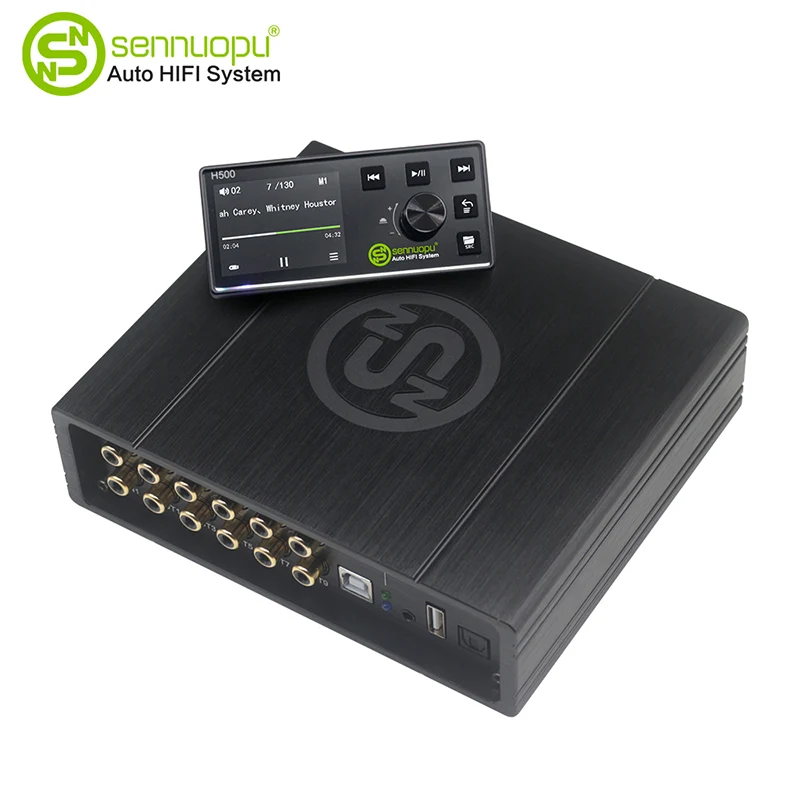 เครื่องขยายเสียงรถยนต์ 8 CH พร้อมโปรเซสเซอร์ 10 CH DSP