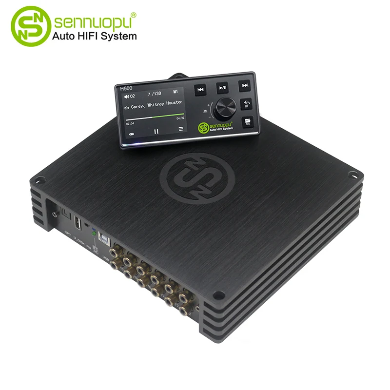 เครื่องขยายเสียงรถยนต์ 8*50W DSP พร้อม 10ch