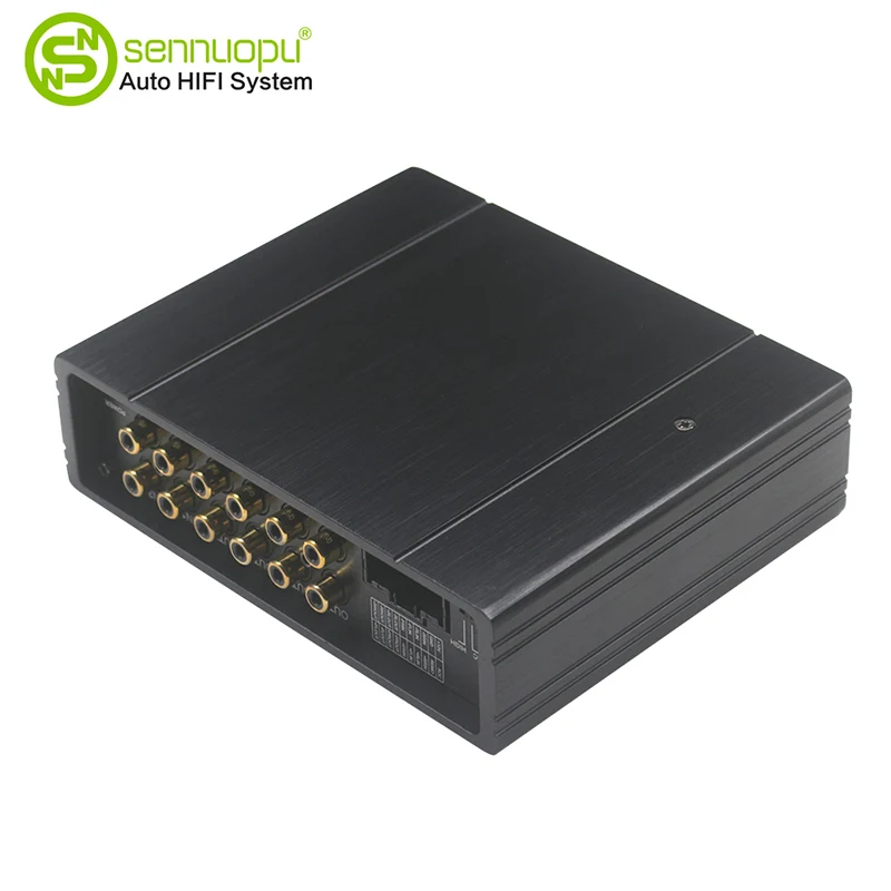 รถแอมพลิฟายเออร์ DSP 4 ช่องพร้อมตัวประมวลผลเสียงดิจิตอล 8 ช่อง